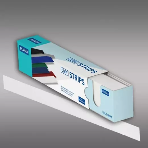 Planax® Strips 297mm (A4), 20mm/A, weiß